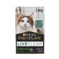 Croquettes pour chat - PRO PLAN LiveClear Sterilised Adult à la Dinde - Croquettes pour chat 