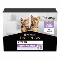 Pâtée en sachet pour chaton - PRO PLAN Healthy Start Kitten en sauce à la Dinde - Pâtée pour chaton 