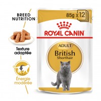 Sachet fraicheur pour chat - Royal Canin British Shorthair - Pâtée en sachet pour chat British Shorthair Adult sauce