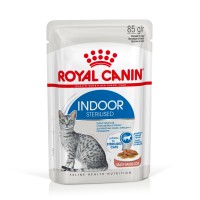 Sachet fraîcheur pour chat - Royal Canin Indoor Sterilised Indoor Sterilised - Lot 12 x 85 g