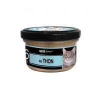 Pâtée pour chat - Les cuisinés pour chat - Pâtées au Thon - Lot de 8 x 80 g Hamiform