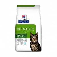 Aliment médicalisé pour chat - HILL'S Prescription Diet Metabolic au Thon - Croquettes pour chat 