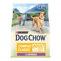 Croquettes pour chien - PURINA DOG CHOW Complet Adult à l'Agneau - Croquette pour chien 