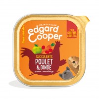 Pâtée en barquette pour chien - Edgard & Cooper, pâtée en barquette pour chien adulte - 18 x 300 g Pâtée sans céréales Adulte