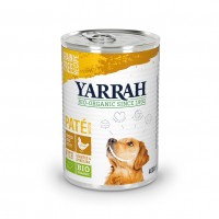 Pâtée en boîte pour chien - Yarrah pâtées bio - Lot 12 x 400 g 
