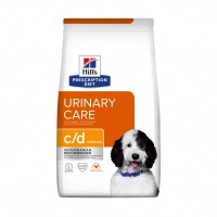 Prescription - HILL'S Prescription Diet c/d Urinary Care Multicare au Poulet - Croquettes pour chien 