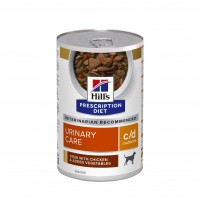 Prescription - HILL'S Prescription Diet c/d Urinary Multicare en Mijotés au Poulet - Pâtée pour chien Canine 