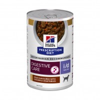 Prescription - HILL'S Prescription Diet i/d Digestive Care Low Fat en Mijotés au Poulet - Pâtée pour chien 