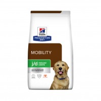 Aliment médicalisé pour chien - HiLL'S Prescription Diet j/d Mobility Reduced Carlorie au Poulet - Croquettes pour chien 