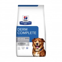 Aliment médicalisé pour chien - HILL'S Prescription Diet Derm Complete - Croquettes pour chien 