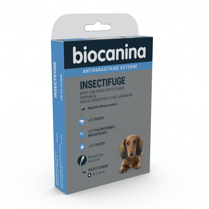Pipettes Insectifuge naturel : Antiparasitaire pour chien - Wanimo
