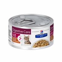 Aliment médicalisé pour chat - HILL'S Prescription Diet i/d Digestive Care en Mijotés au Poulet - Pâtée pour chat 