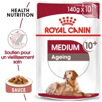 Pâtée en sachet pour chien - ROYAL CANIN Medium Ageing 10+ en Sauce - Pâtée pour chien 