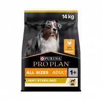 Croquettes pour chien - PRO PLAN Light/Sterilised All Sizes Adult au Poulet - Croquettes pour chien 