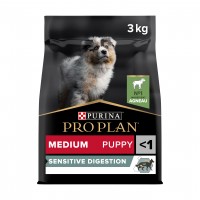 Croquettes pour chien - PRO PLAN Sensitive Digestion Medium Puppy à la Agneau- Croquettes pour chien 