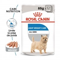 Sachet fraîcheur pour chien - Royal Canin Light Weight Care - Pâtée pour chien Light Weight Care Adulte - Lot 12 x 85g