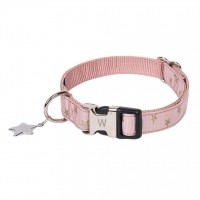 Collier pour chien - Collier Star Rose Wouapy