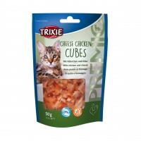 Friandises pour chat - Premio Cheese Chicken Cubes Trixie