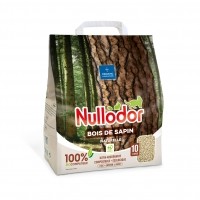 Litière végétale pour chat - Litière 100% naturelle - Bois de sapin Nullodor