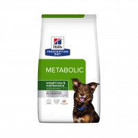 Aliment médicalisé pour chien - HILL'S Prescription Diet Metabolic à l'Agneau et au Riz - Croquettes pour chien 
