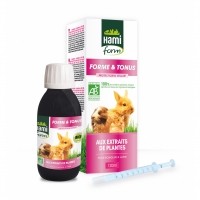Complément alimentaire pour lapin et rongeur - Complexe Forme et Tonus BIO Hamiform